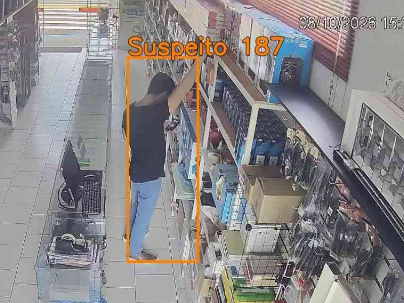 Alerta real Visy: Braço acima do ombro